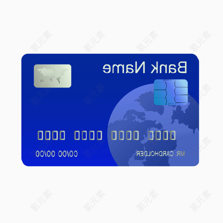 蓝色商务银行卡信用卡