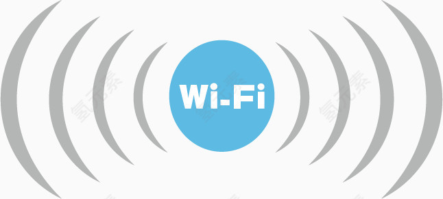 wifi标志标签