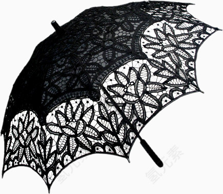 黑丝镂空雨伞