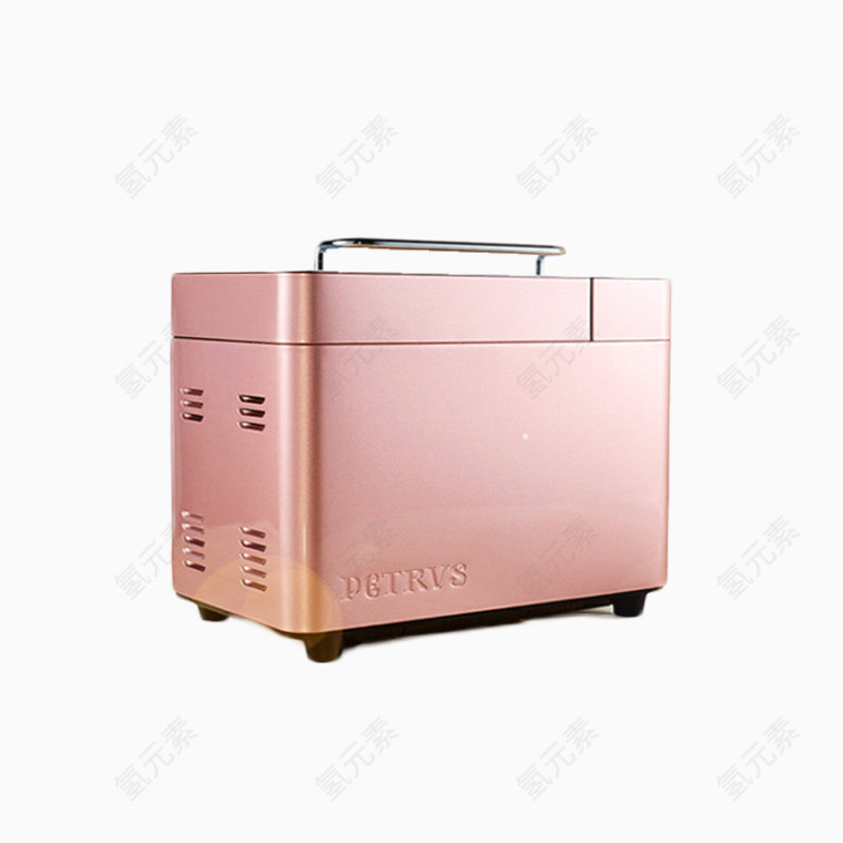柏翠粉红色智能面包机