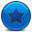 蓝色评级明星32px圆形图标