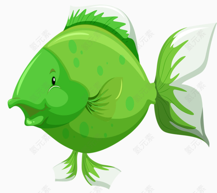绿色金鱼