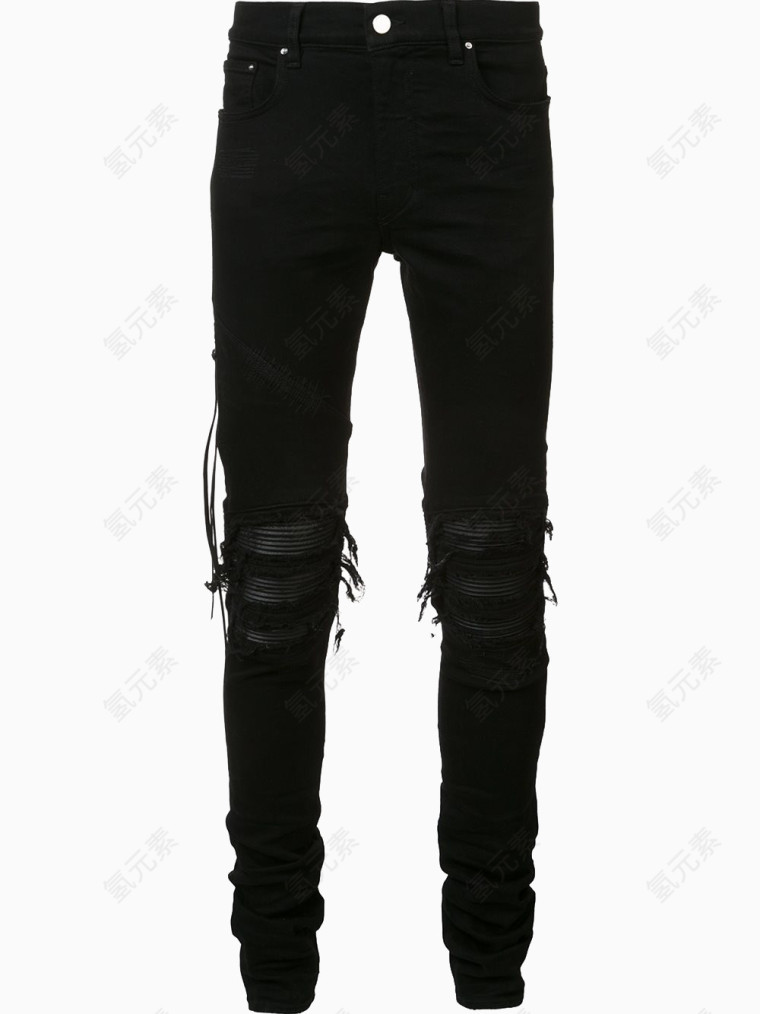 黑色休闲男裤