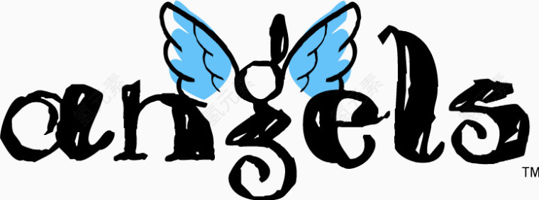 蝴蝶标志设计矢量