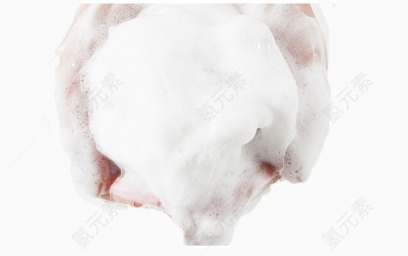 洗面奶白色泡沫