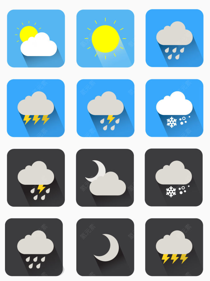 天气图标下载