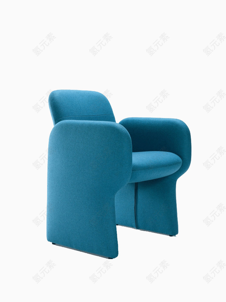 创意蓝色扶手椅