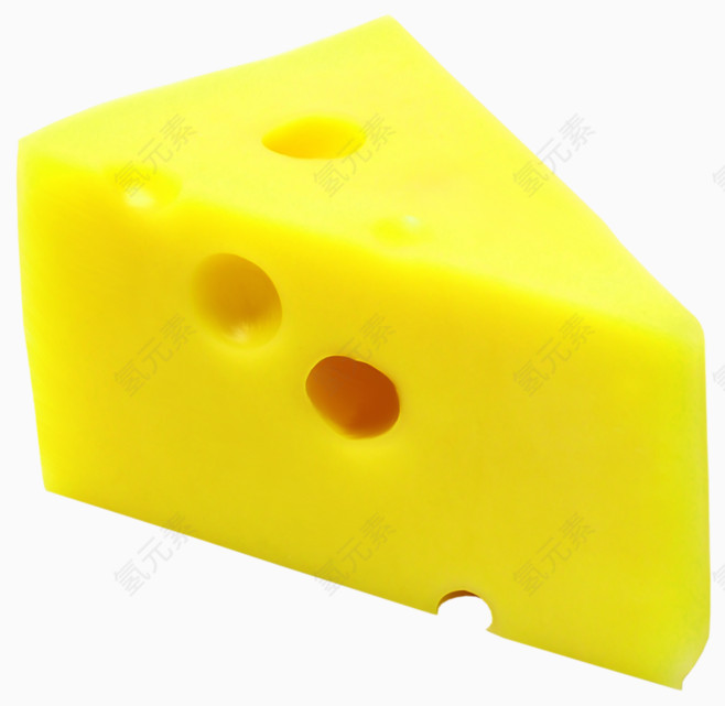 黄色新鲜奶酪免抠图片