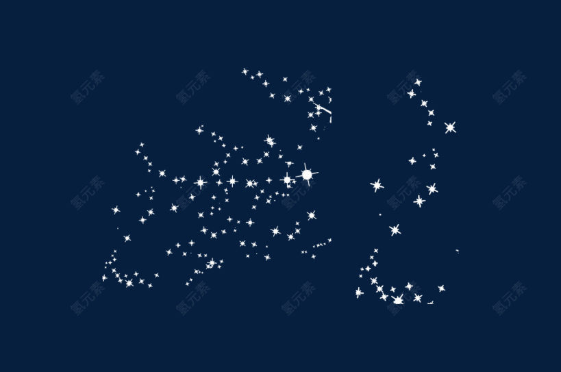 天空点点繁星装饰璀璨下载