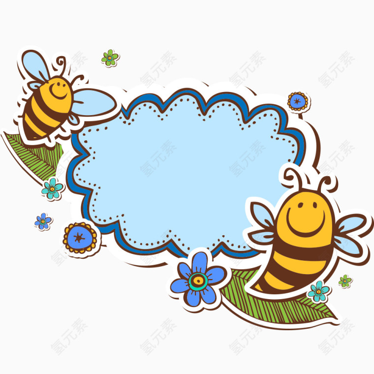 蜜蜂贴纸