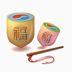 传统福字灯笼