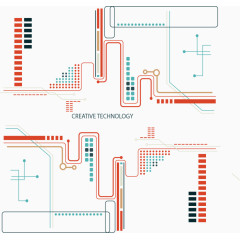 创意科技线路背景