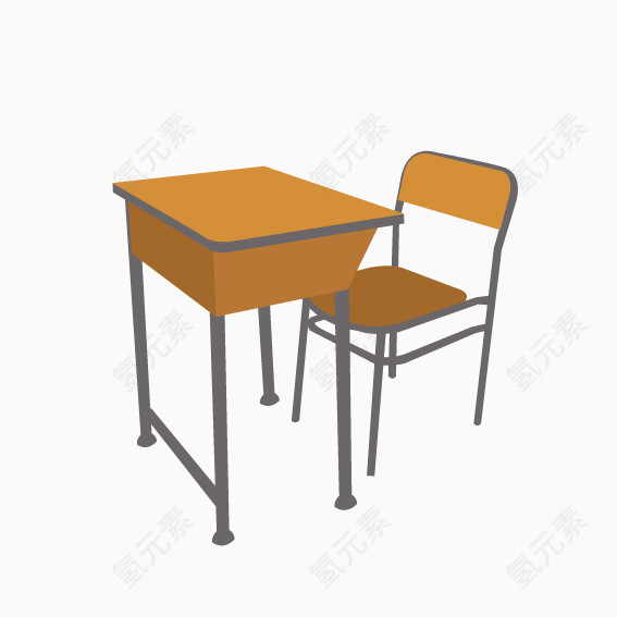 木质课桌
