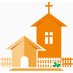 橘色教堂标志