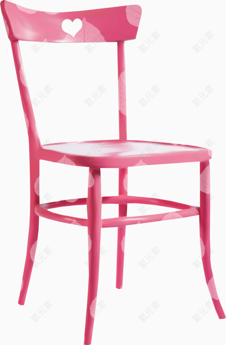 粉色桃心椅子