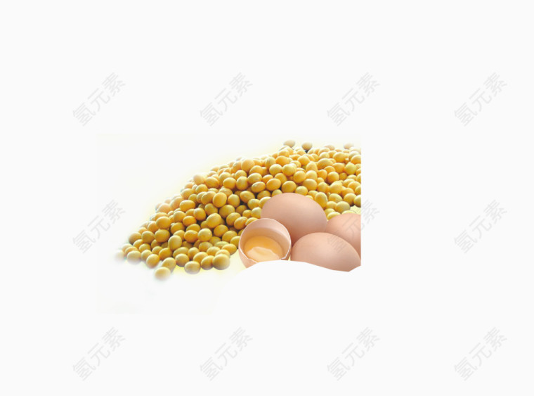 鸡蛋黄豆