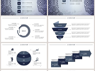 简约大气中国风民族古典风格工作总结汇报通用PPT