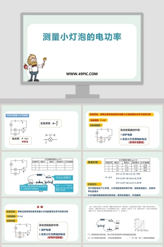 测量小灯泡的电功率教学ppt课件