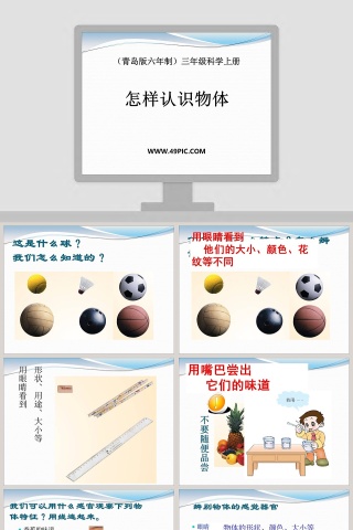 怎样认识物体-青岛版六年制三年级科学上册教学ppt课件