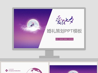 婚礼策划PPT模板婚礼婚庆ppt