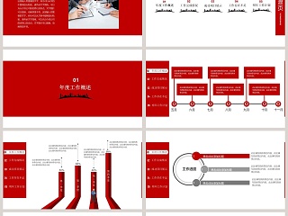2019年终工作总结PPT模板