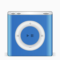 蓝色的ipod nano图标