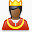 user king black icon