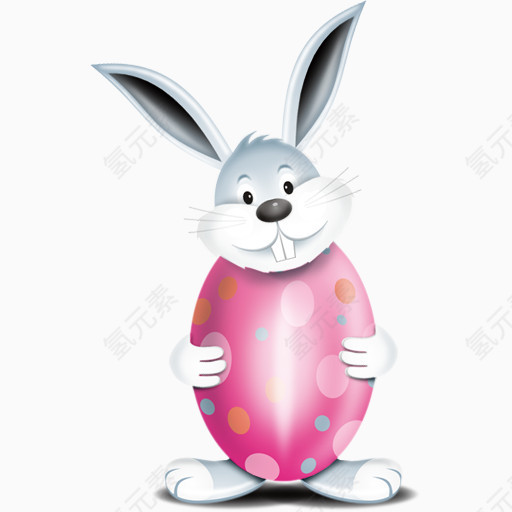 bunny egg pink icon