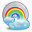 漂亮的彩虹 icon