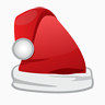 christmas santa cap icon