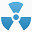 核辐射危险标志 icon