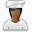 user cook black icon