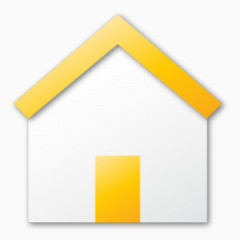 黄色的房子图标