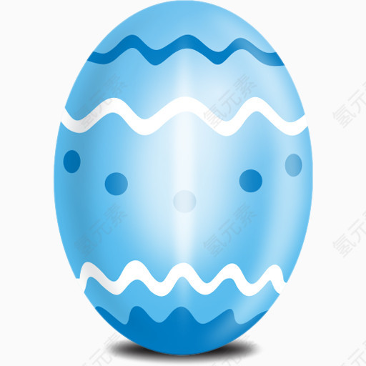 egg blue icon