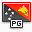 flag papua new guinea icon