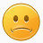 smile sad icon