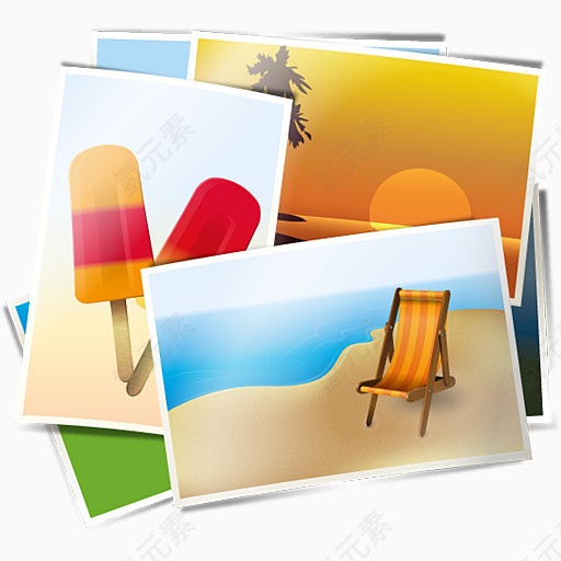 summer photos icon