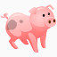 粉色的小猪猪图标