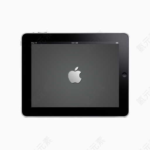 黑色的apple ipad图标