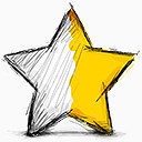 star half right icon