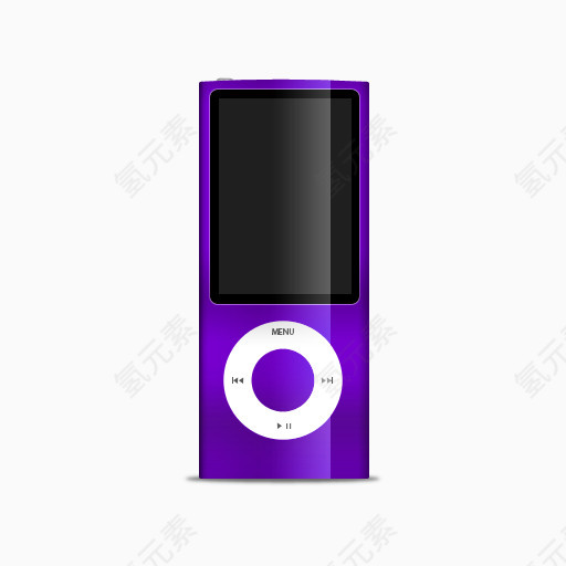 紫色的ipod nano图标