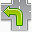 routing turn left icon
