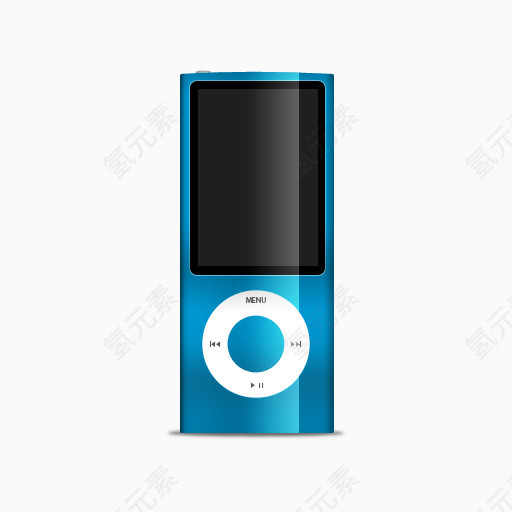 蓝色的ipod nano图标