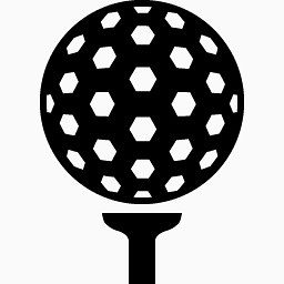 golf tee ball icon