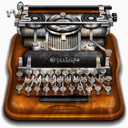 typewriter icon