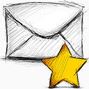 email starred icon
