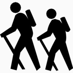 hiking icon