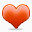 红色的心 icon