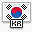 flag south korea icon