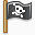 pirate flag icon